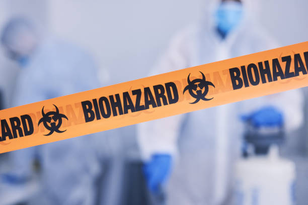 Professional Biohazard Cleanup technician working in Bridgeport, TX